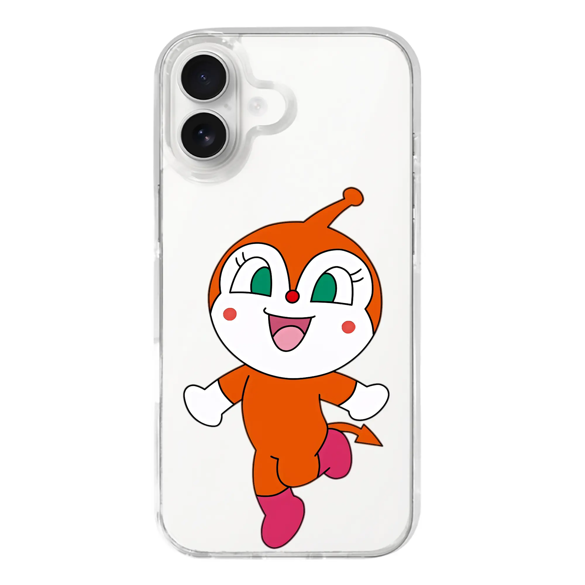 アンパンマン グッズ,ドキンちゃん - iPhone 17シリーズ 透明スマホケース – 薄型・耐衝撃・精密フィット保護カバー